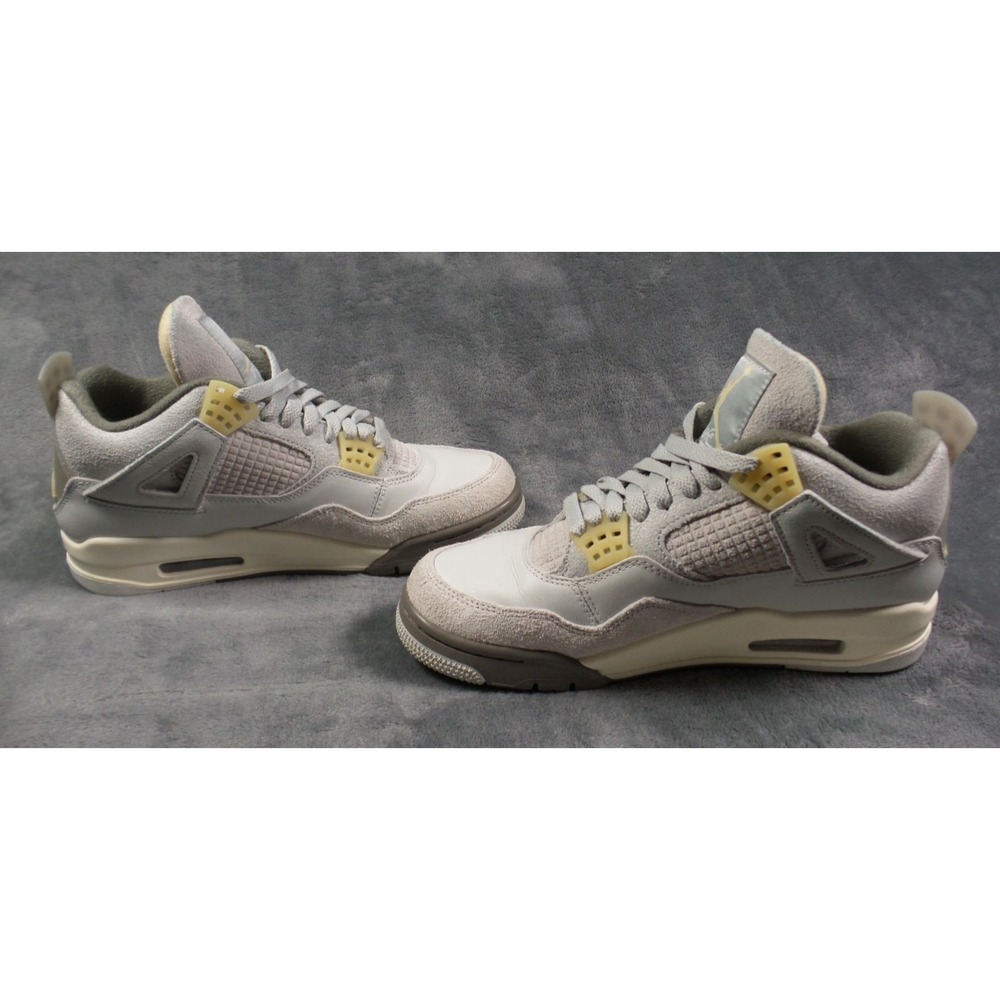 Nike Air Jordan 4 Retro SE Shoes Mens Size 8 Gray Craft Photon Dust DV3742-021 - Picture 11 of 13